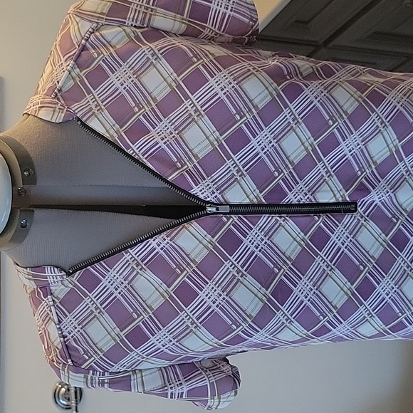 Womens hi-low zipper detail blouse - Picture 2 of 7